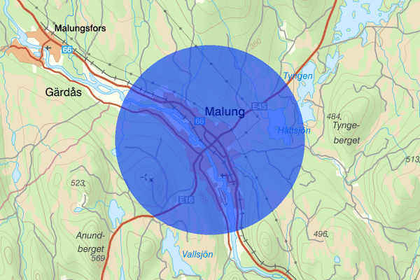 Malung 26 maj 08.50, Trafikolycka, personskada, Malung-Sälen
