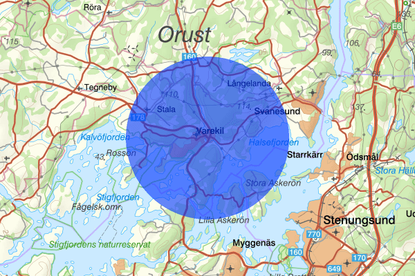 Varekil 28 maj 19.33, Räddningsinsats, Orust