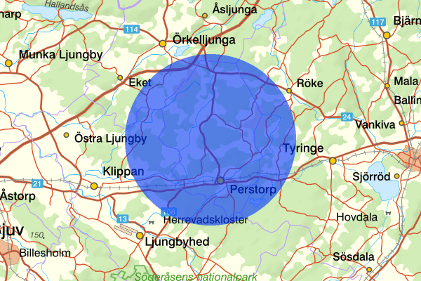30 maj 00.50, Misshandel, Perstorp