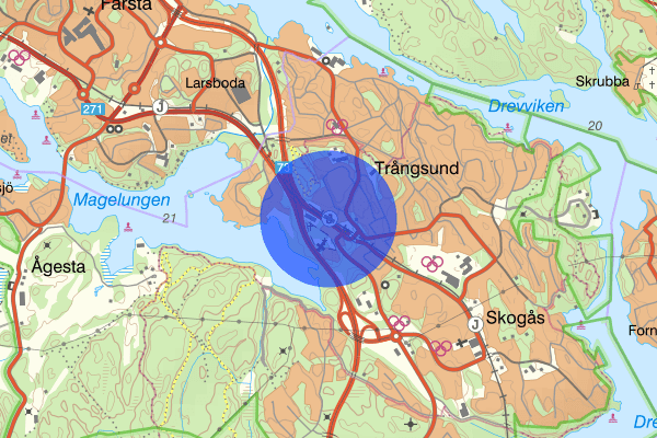 Trångsund 31 maj 14.46, Misshandel, grov, Huddinge