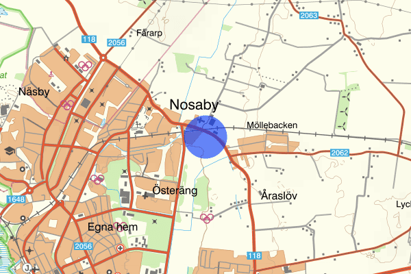 Nosabyvägen 31 maj 23.05, Trafikolycka, Kristianstad