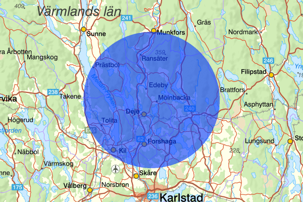 02 juni 07.05, Sammanfattning natt, Värmlands län
