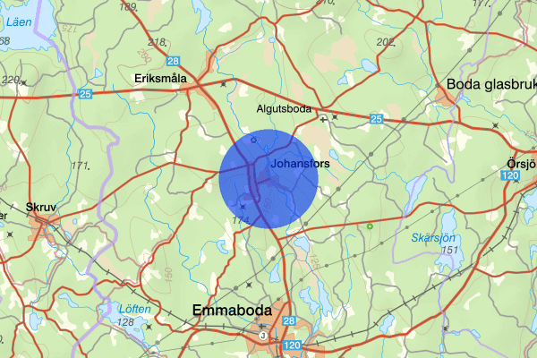 Johansfors 03 juni 11.27, Arbetsplatsolycka, Emmaboda