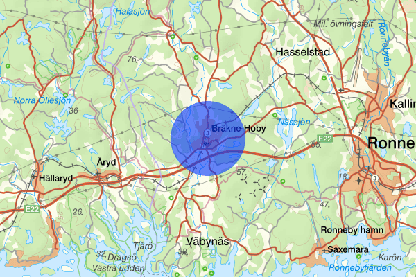 Bräkne-Hoby 03 juni 19.29, Försvunnen person, Ronneby