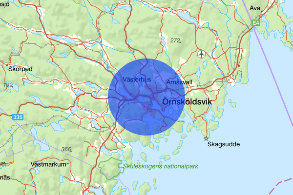 Örnsköldsvik 04 juni 07.15, Sammanfattning natt, Västernorrlands län