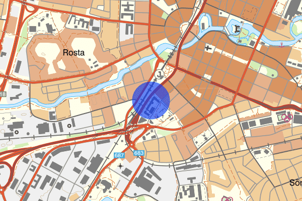 Östra Bangatan 05 juni 11.36, Trafikolycka, Örebro