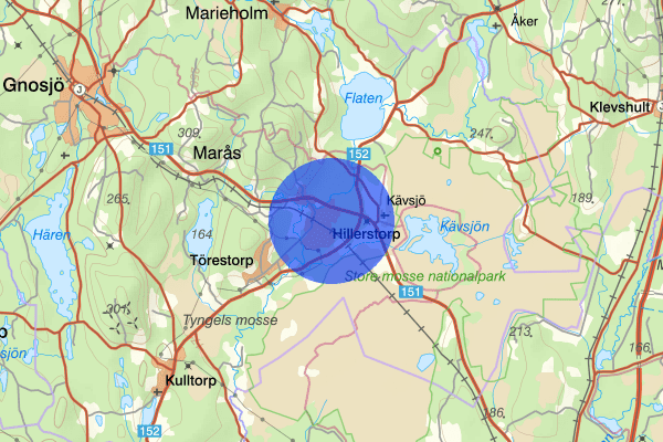 Hillerstorp 05 juni 14.53, Trafikolycka, personskada, Gnosjö