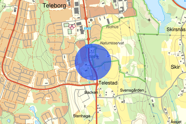 Teleborgsvägen 05 juni 22.55, Rattfylleri, Växjö