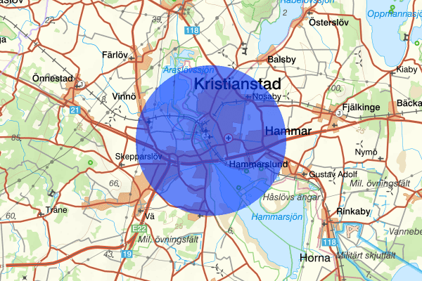 Kristianstad 06 juni 00.50, Misshandel, Kristianstad