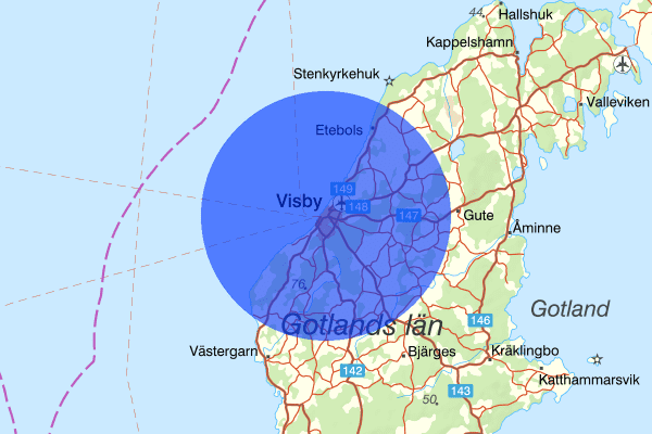 Visby 06 juni 02.10, Explosion, Gotlands län