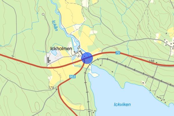 Ickholmen 06 juni 12.34, Trafikolycka, Rättvik