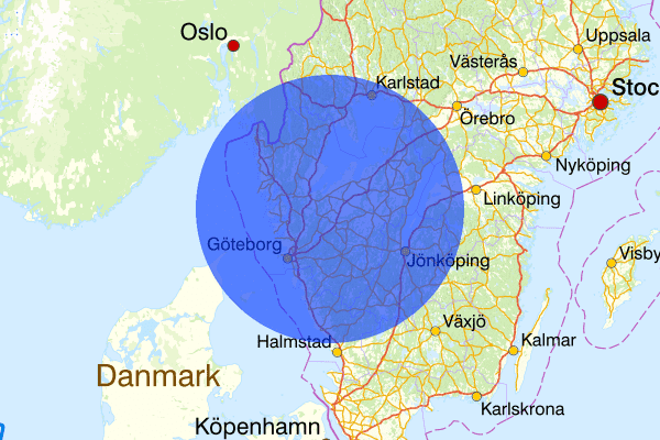 Västra Götalands län 07 juni 07.00, Sammanfattning kväll och natt, Västra Götalands län