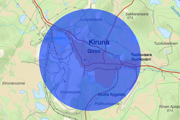 Kiruna 09 juni 15.08, Misshandel, Kiruna