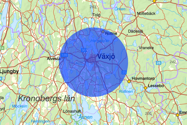 Växjö 09 juni 15.11, Trafikolycka, Växjö