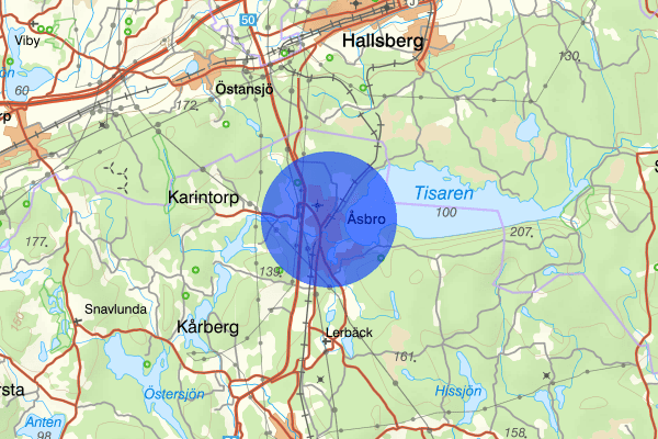 Åsbro 09 juni 15.08, Trafikolycka, Askersund
