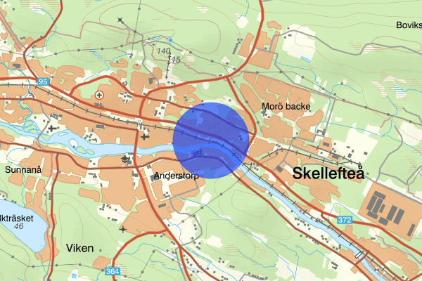 Järnvägsleden 09 juni 15.23, Trafikolycka, Skellefteå