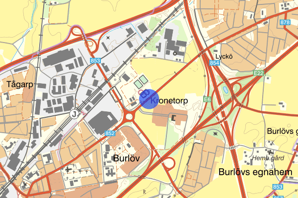Burlöv Kronetorp 10 juni 10.24, Trafikolycka, Burlöv