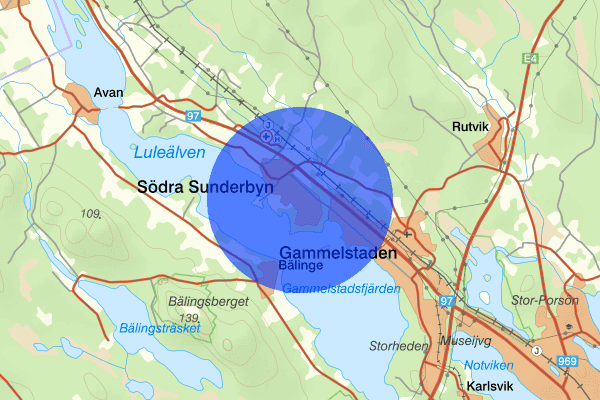 Södra Sunderbyn 10 juni 13.52, Sammanfattning natt, Norrbottens län