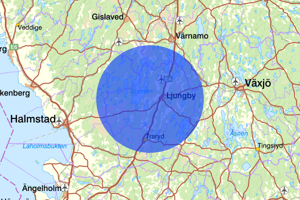 10 juni 14.19, Trafikolycka, Ljungby