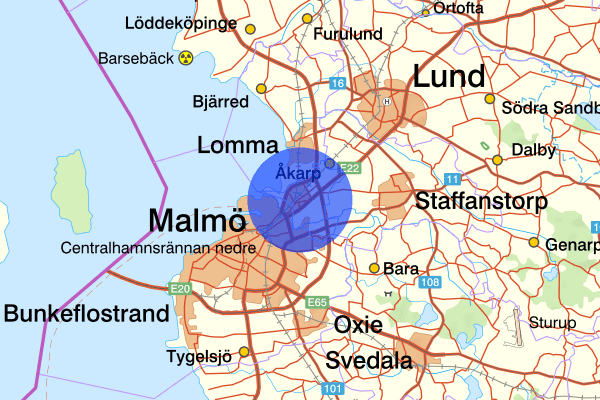 10 juni 16.47, Trafikolycka, Burlöv