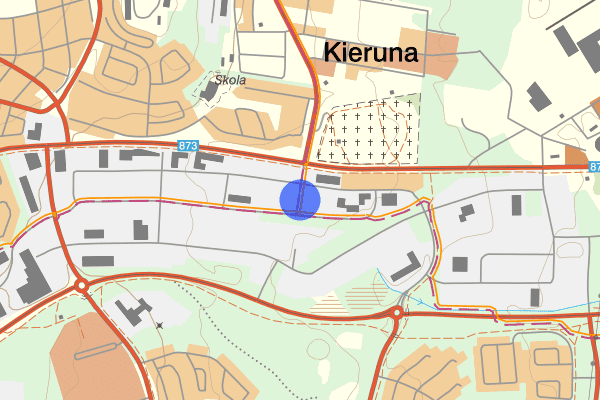 Förradsvägen 10 juni 19.14, Trafikolycka, Kiruna