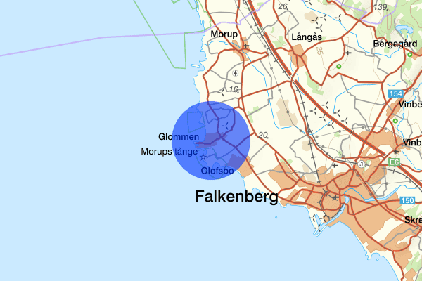 Glommen 11 juni 07.05, Uppdatering, Falkenberg