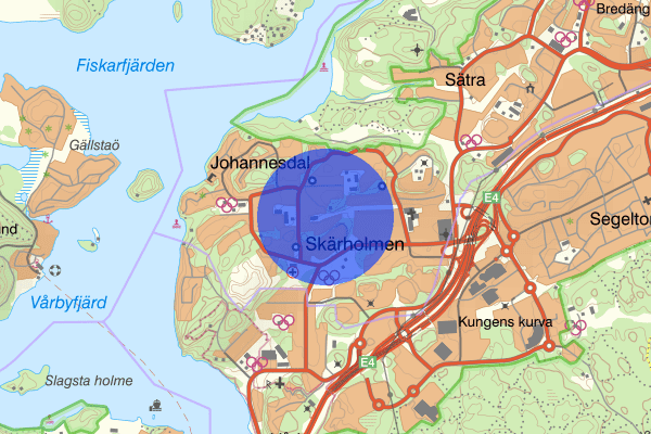 Vårberg 11 juni 03.31, Skadegörelse, Stockholm