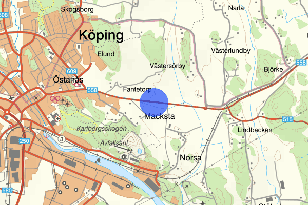 Västeråsvägen 11 juni 03.09, Brand, Köping