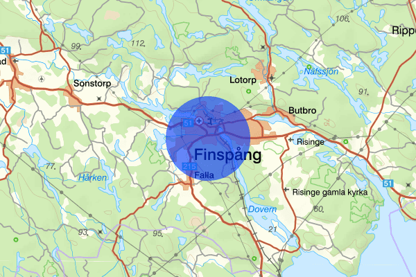 Nyhem 11 juni 18.46, Brand, Finspång