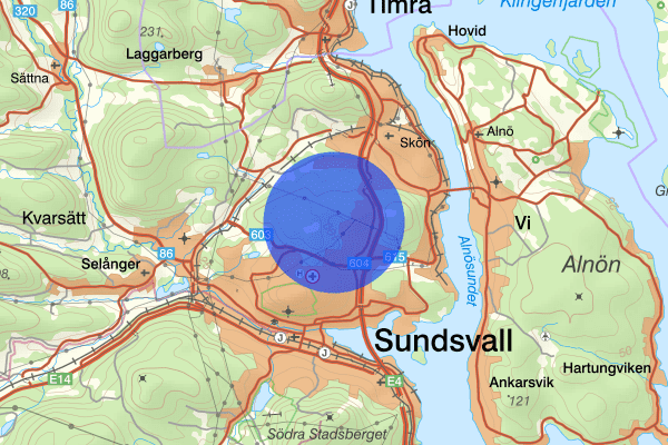 Bosvedjan 11 juni 18.11, Trafikolycka, Sundsvall