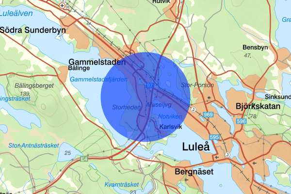 Storheden 11 juni 18.30, Olovlig körning, Luleå