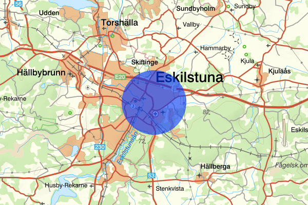 Öster 12 juni 08.45, Trafikolycka, Eskilstuna
