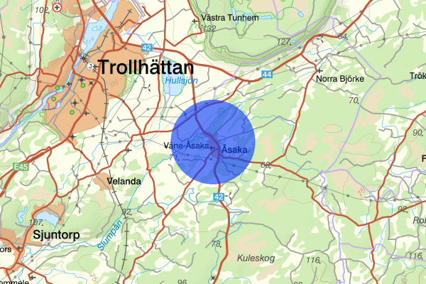 Väne-Åsaka 12 juni 16.11, Brand, Trollhättan