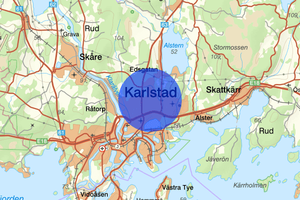 Lorensberg 12 juni 18.48, Trafikbrott, Karlstad