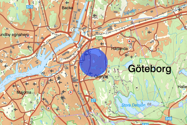 Lunden 12 juni 19.26, Brand, Göteborg