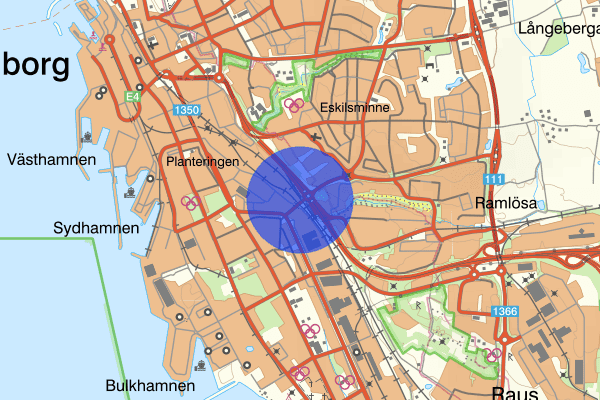 Ramlösa 12 juni 22.46, Misshandel, Helsingborg
