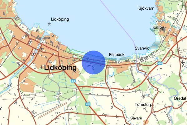 Gamla Götenevägen 13 juni 06.18, Trafikolycka, Lidköping