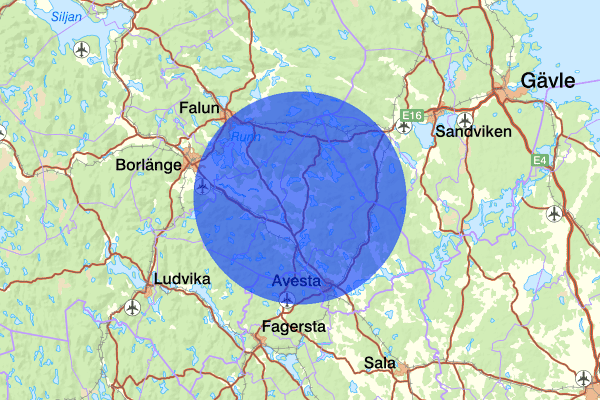 14 juni 07.35, Sammanfattning natt, Dalarnas län