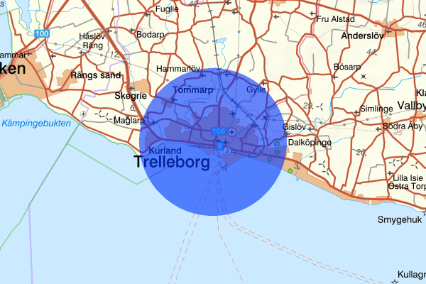 Trelleborg 14 juni 03.05, Misshandel, Trelleborg