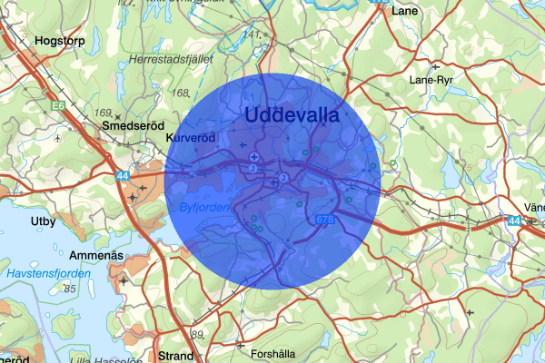 Uddevalla 14 juni 12.42, Trafikolycka, personskada, Uddevalla
