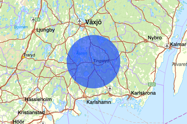 14 juni 17.25, Trafikolycka, Tingsryd