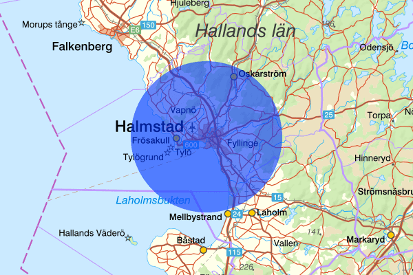 Halmstad 15 juni 23.16, Djur, Halmstad