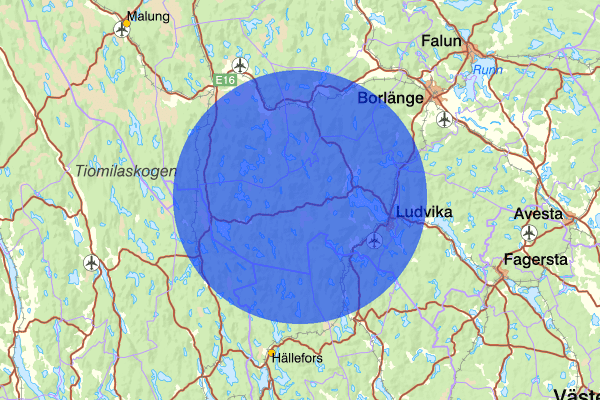 16 juni 07.10, Sammanfattning natt, Dalarnas län