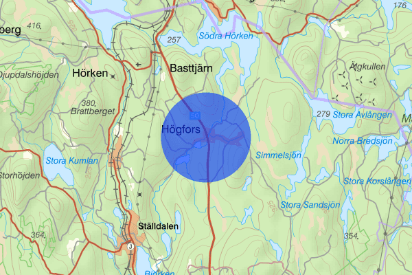 Högfors 16 juni 08.08, Trafikolycka, singel, Ljusnarsberg