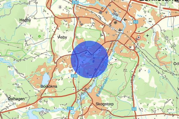 Lagersberg 16 juni 15.57, Trafikolycka, Eskilstuna