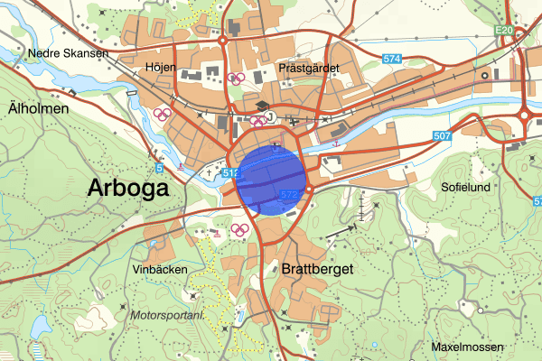 Österled 16 juni 14.43, Trafikolycka, personskada, Arboga
