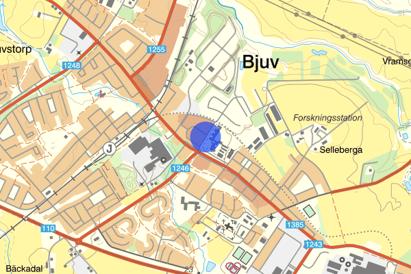 Östergatan 16 juni 19.23, Trafikolycka, Bjuv