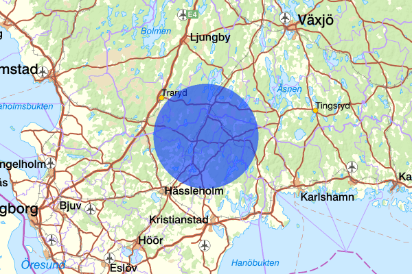 16 juni 19.52, Inbrott, försök, Osby