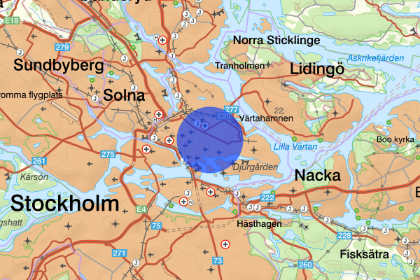 Östermalm 17 juni 03.44, Misshandel, Stockholm