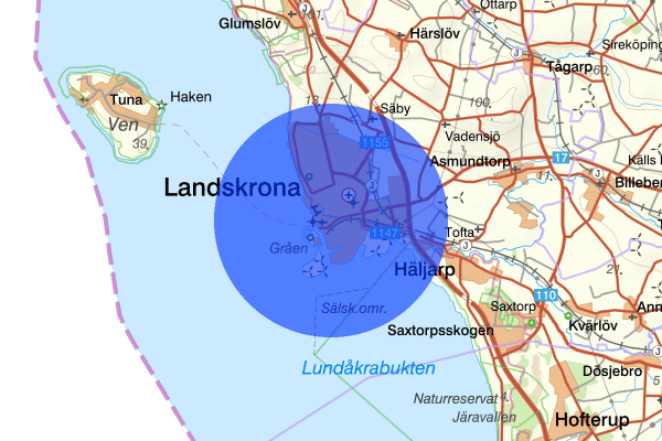 Landskrona 17 juni 22.42, Knivlagen, Landskrona